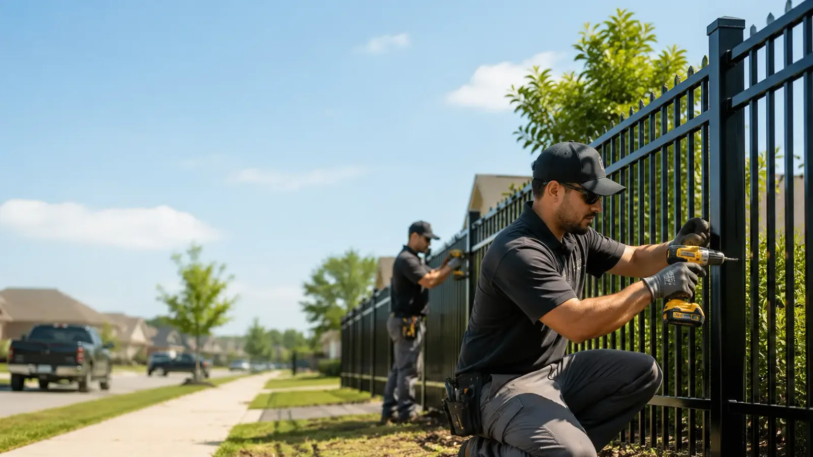 Metal Fence Installation in Bordelonville, LA